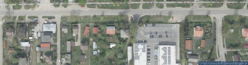 Zdjęcie satelitarne Brańska ul.
