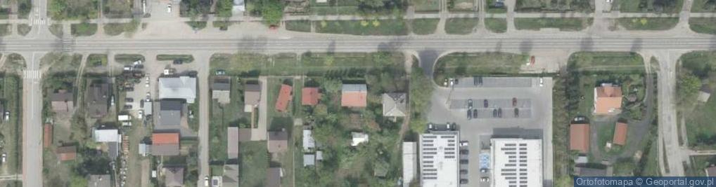 Zdjęcie satelitarne Brańska ul.