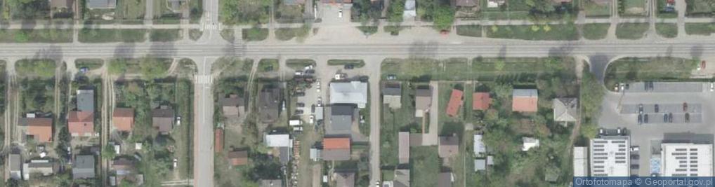 Zdjęcie satelitarne Brańska ul.