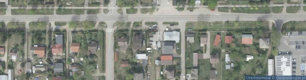 Zdjęcie satelitarne Brańska ul.
