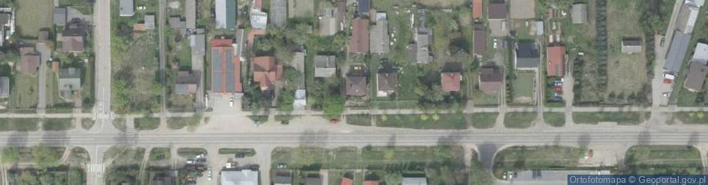 Zdjęcie satelitarne Brańska ul.