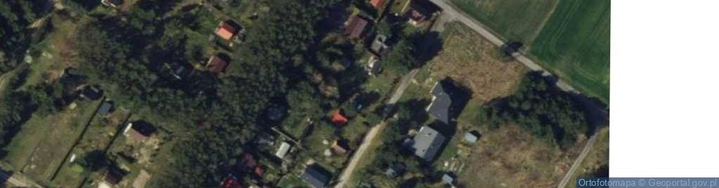 Zdjęcie satelitarne Brzoskwiniowa ul.