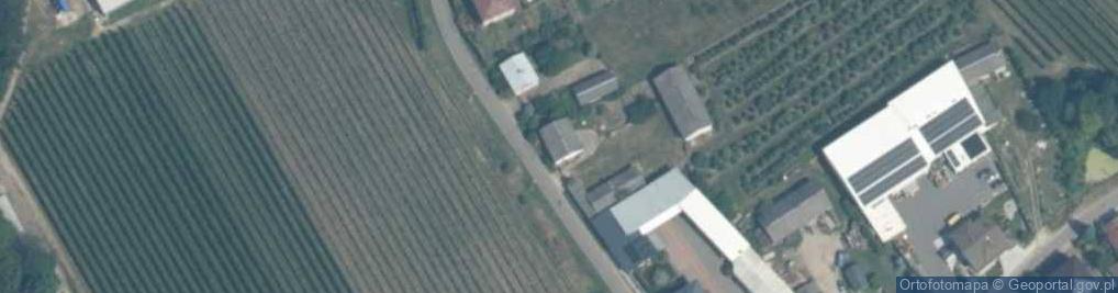 Zdjęcie satelitarne Branków ul.