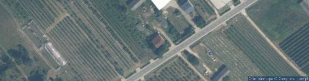 Zdjęcie satelitarne Branków ul.
