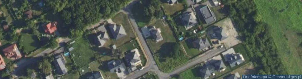 Zdjęcie satelitarne Brzoskwiniowa ul.