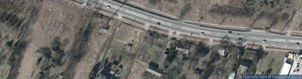 Zdjęcie satelitarne Brzeziny ul.