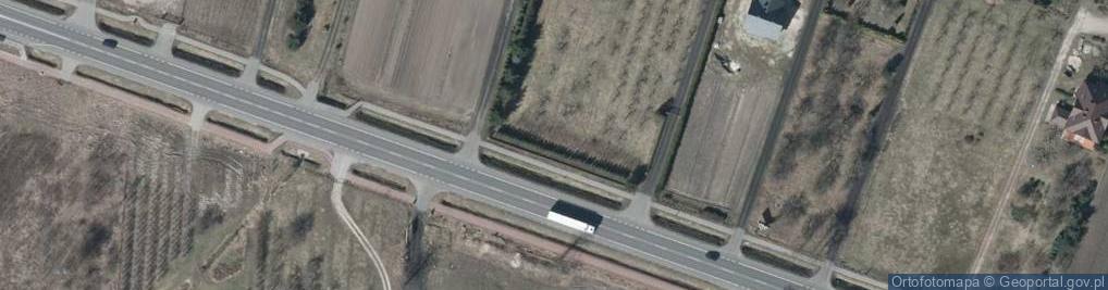 Zdjęcie satelitarne Brzeziny ul.