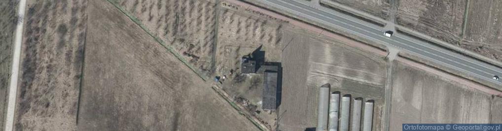 Zdjęcie satelitarne Brzeziny ul.