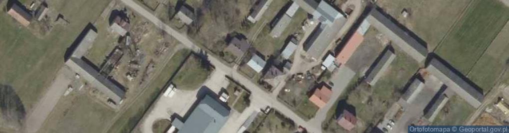 Zdjęcie satelitarne Brzozowo-Chrzczony ul.