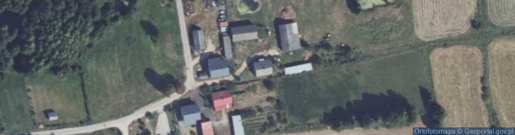 Zdjęcie satelitarne Brzozowo-Łęg ul.