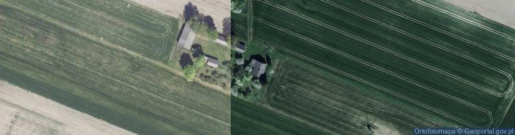 Zdjęcie satelitarne Brzozowy Kąt ul.