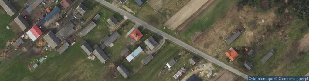 Zdjęcie satelitarne Brzustówek-Kolonia ul.