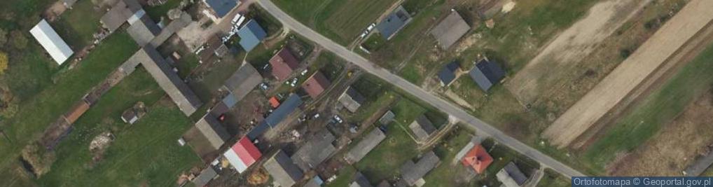 Zdjęcie satelitarne Brzustówek-Kolonia ul.