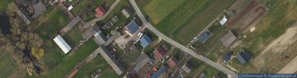 Zdjęcie satelitarne Brzustówek-Kolonia ul.