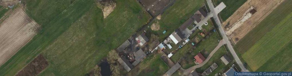 Zdjęcie satelitarne Brzustówek-Kolonia ul.