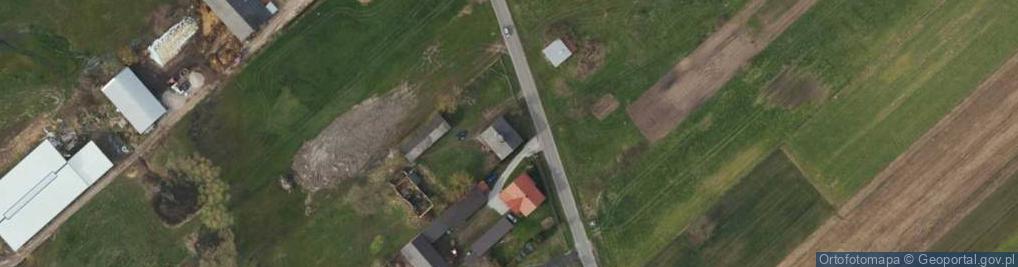 Zdjęcie satelitarne Brzustówek-Kolonia ul.