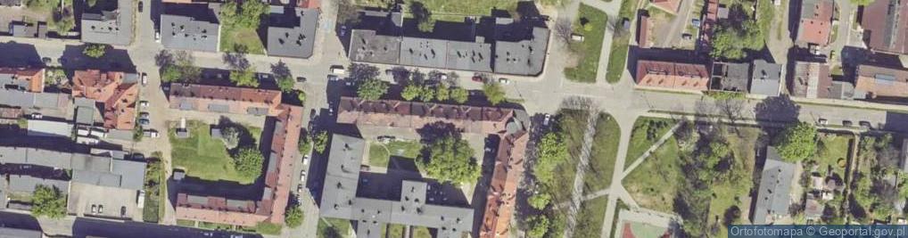 Zdjęcie satelitarne Brzezińska ul.