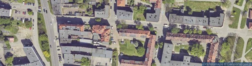 Zdjęcie satelitarne Brzezińska ul.