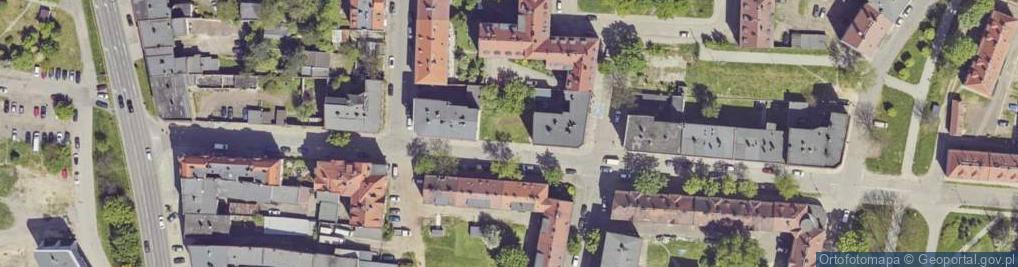 Zdjęcie satelitarne Brzezińska ul.
