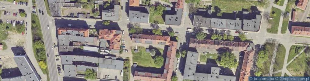 Zdjęcie satelitarne Brzezińska ul.