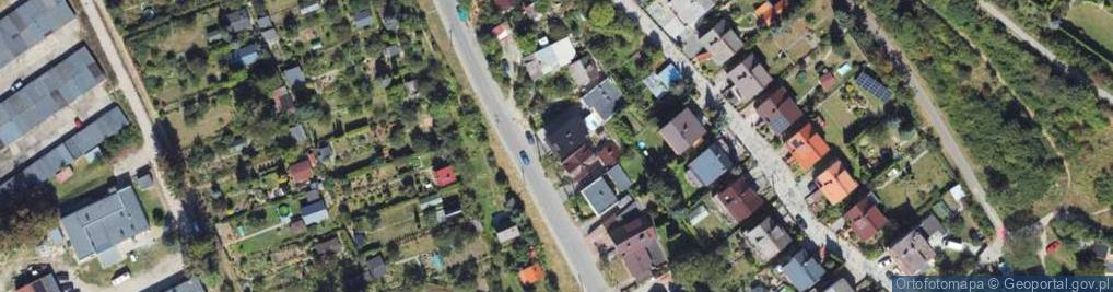 Zdjęcie satelitarne Brzoskwiniowa ul.