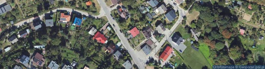 Zdjęcie satelitarne Brzoskwiniowa ul.