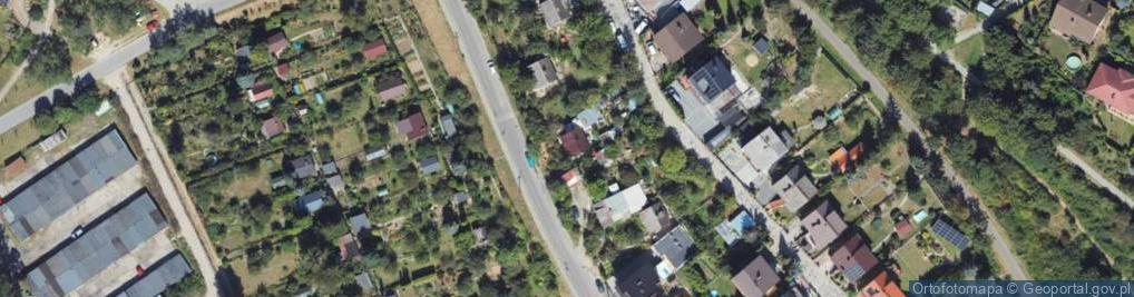 Zdjęcie satelitarne Brzoskwiniowa ul.