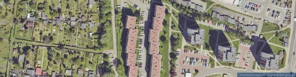 Zdjęcie satelitarne Brzozowa ul.