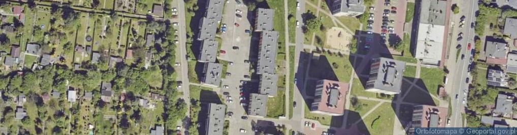 Zdjęcie satelitarne Brzozowa ul.