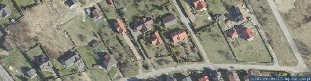 Zdjęcie satelitarne Brzoskwiniowa ul.