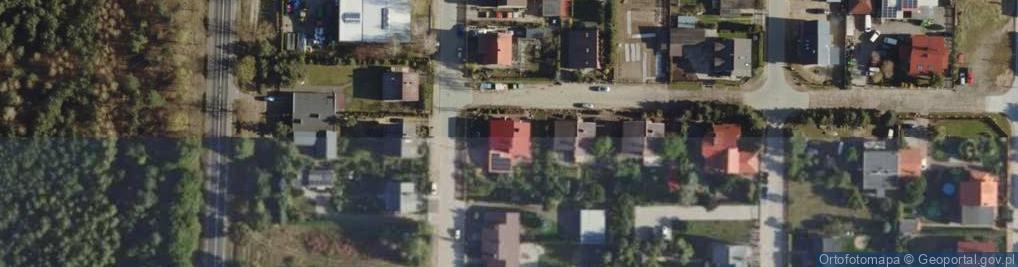 Zdjęcie satelitarne Brzozowa ul.
