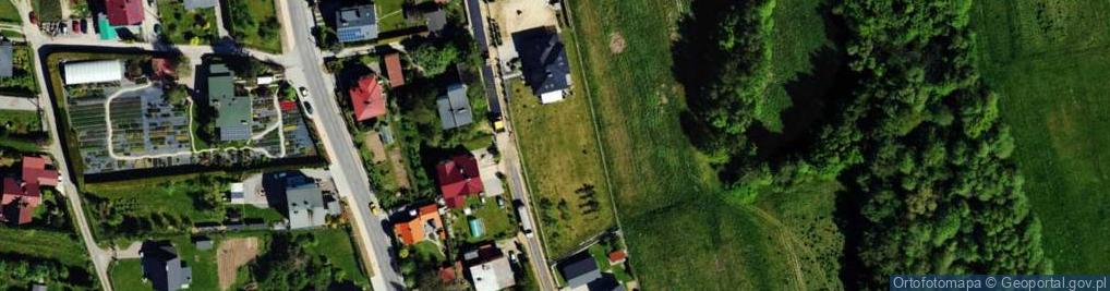 Zdjęcie satelitarne Brzoskwiniowa ul.