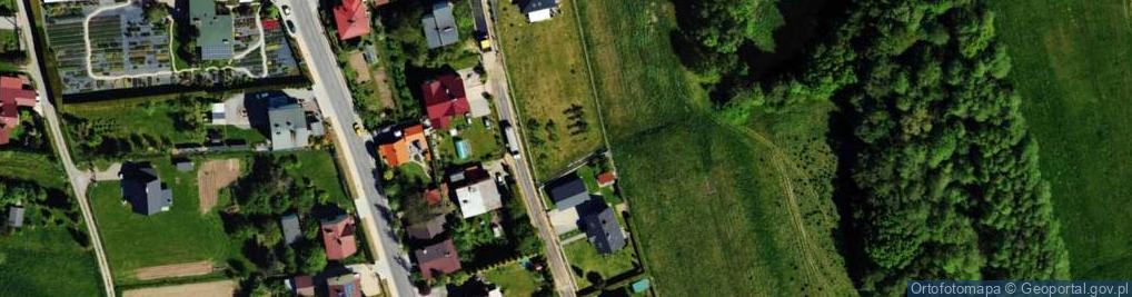 Zdjęcie satelitarne Brzoskwiniowa ul.