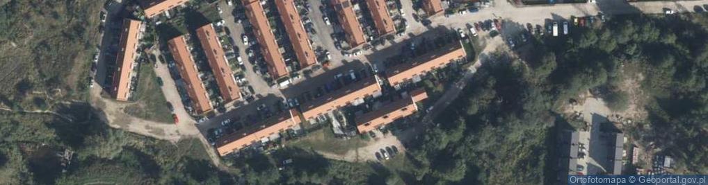 Zdjęcie satelitarne Brzoskwiniowa ul.