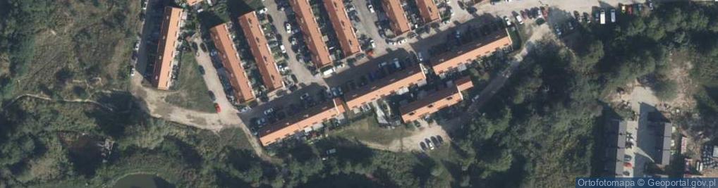 Zdjęcie satelitarne Brzoskwiniowa ul.