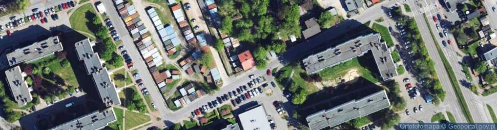 Zdjęcie satelitarne Brzozowa ul.