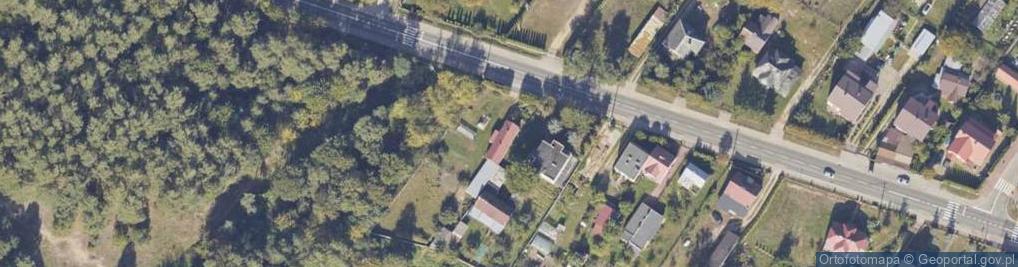 Zdjęcie satelitarne Brzozowa ul.
