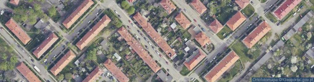 Zdjęcie satelitarne Brzozowa ul.