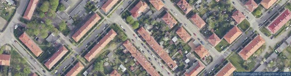 Zdjęcie satelitarne Brzozowa ul.