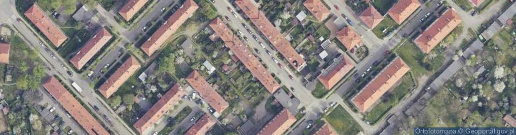 Zdjęcie satelitarne Brzozowa ul.