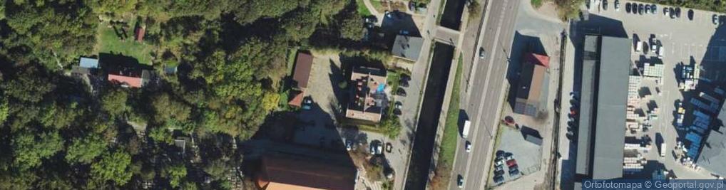 Zdjęcie satelitarne Brzegi ul.