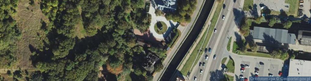 Zdjęcie satelitarne Brzegi ul.