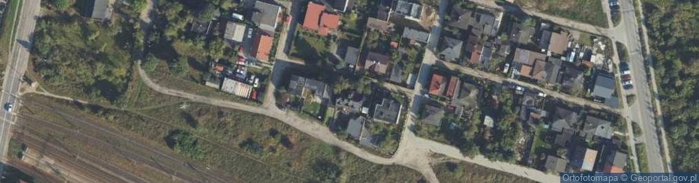Zdjęcie satelitarne Brzoskwiniowa ul.
