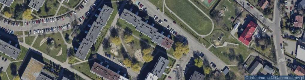 Zdjęcie satelitarne Brylantowa ul.