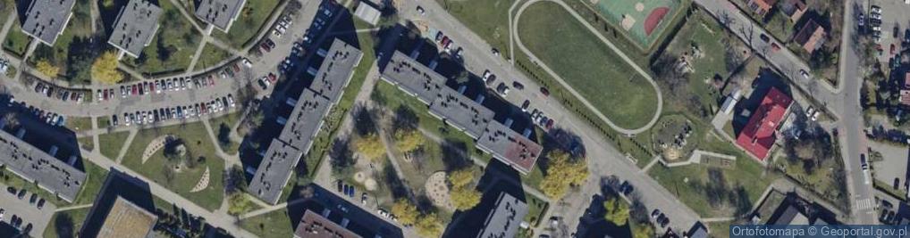 Zdjęcie satelitarne Brylantowa ul.