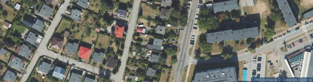 Zdjęcie satelitarne Brzozowa ul.