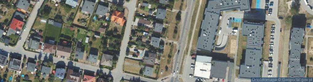 Zdjęcie satelitarne Brzozowa ul.