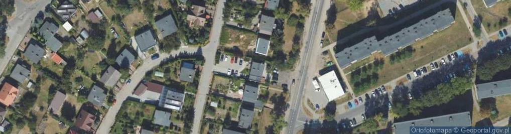 Zdjęcie satelitarne Brzozowa ul.
