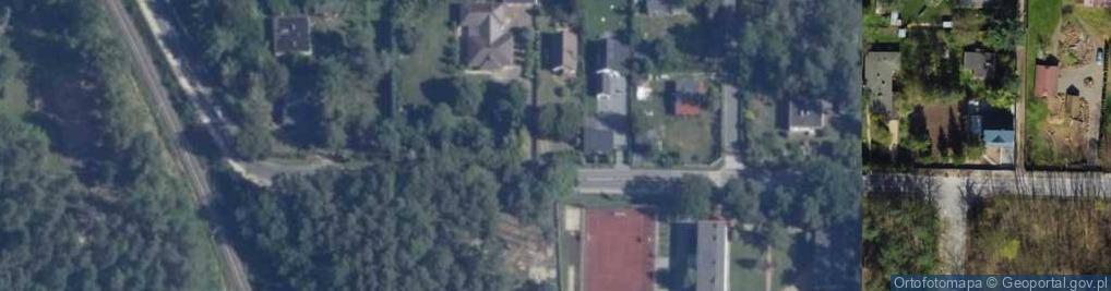 Zdjęcie satelitarne Brzozowa ul.