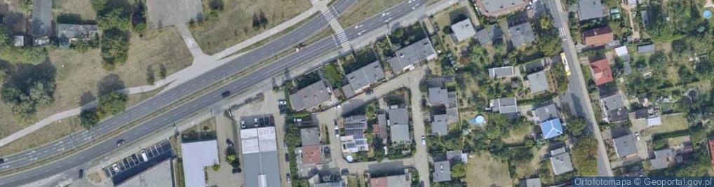 Zdjęcie satelitarne Brzoskwiniowa ul.